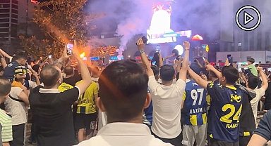 Şanlıurfa'da Fenerbahçe taraftarları şampiyonluğu kutladı