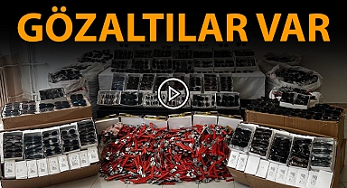 Şanlıurfa'da kaçak güneş gözlüğü operasyonu