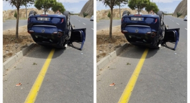 Şanlıurfa'da otomobil takla attı: 2 yaralı