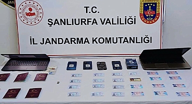Suruç'ta sahte sürücü belgesi düzenleyen 4 kişi yakalandı
