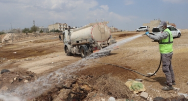 Büyükşehir belediyesinden ilaçlama seferberliği