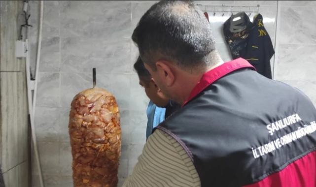 Şanlıurfa&#039;da bayat döner satmak isteyen işletmeye ceza