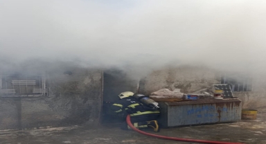 Şanlıurfa'da bir evde korkutan yangın