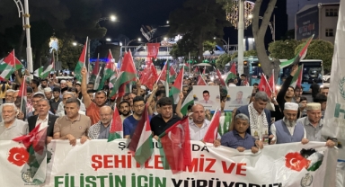 Şanlıurfa'da 'Her adım Gazze ve Kudüs için' yürüyüş düzenlendi