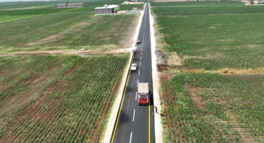 Ceylanpınar kırsalında 8 kilometrelik sıcak asfalt çalışması tamamlandı