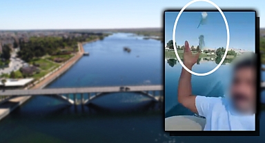 Fırat Nehri'ne bardak atan şahsa para cezası