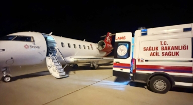 Şanlıurfa'da kalp rahatsızlığı olan bebek, ambulans uçakla İstanbul'a gönderildi
