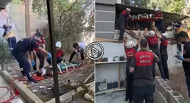 Şanlıurfa'da kriz geçiren hasta dördüncü kattan düştü