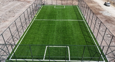 Seyrantepe'de gençler için yeni semt sahası kazandırılıyor