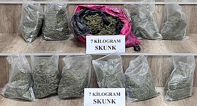Siverek'te 7 kilogram sentetik uyuşturucu ele geçirildi