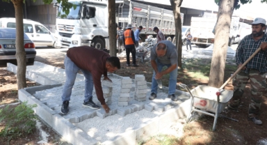 Evren Sanayi Sitesi'nde park çalışmaları başladı
