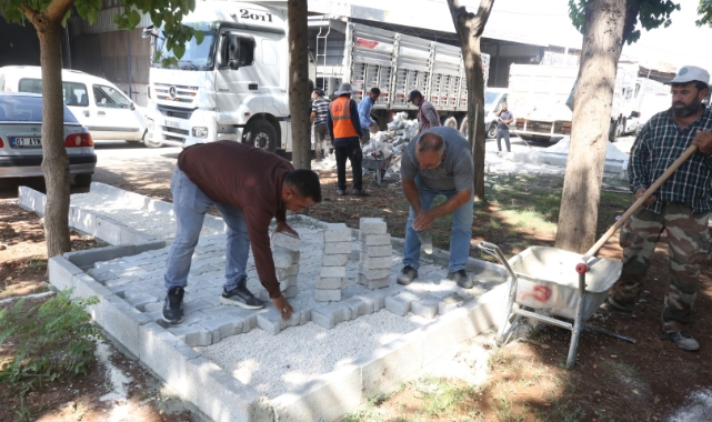 Evren Sanayi Sitesi&#039;nde park çalışmaları başladı