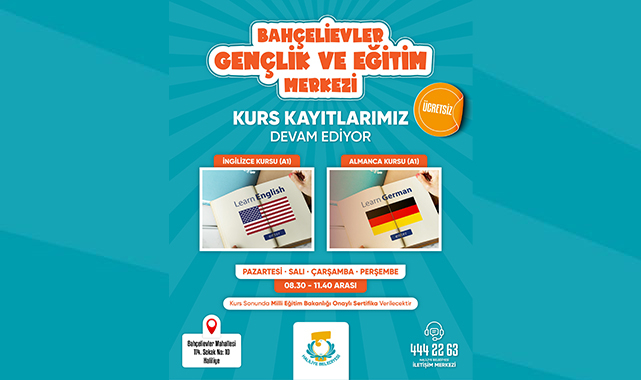 Haliliye&#039;de ücretsiz dil kursu kayıtları devam ediyor
