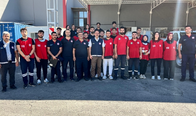 İtfaiyecilik ve sivil savunma öğrencileri, staj dönemini başarıyla tamamladı
