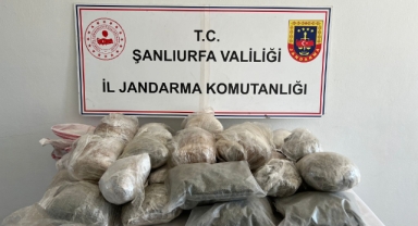 Şanlıurfa’da 26 kilo 400 gram esrar ele geçirildi