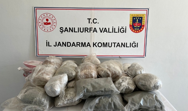 Şanlıurfa&#039;da 26 kilo 400 gram esrar ele geçirildi