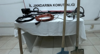 Şanlıurfa'da izinsiz kazı yapan 4 şüpheli suçüstü yakalandı