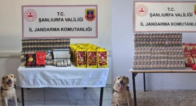 Şanlıurfa'da kaçak sigara, tütün ve çay ele geçirildi
