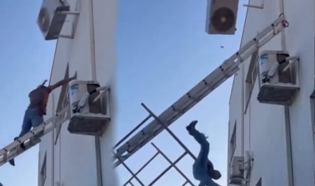 Şanlıurfa&#039;da klimayı tamir eden usta yüksekten düşerek yaralandı
