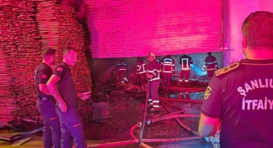 Şanlıurfa'da Mobilyacılar Sitesi'nde korkutan yangın!