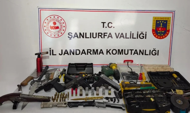 Şanlıurfa&#039;da ruhsatsız silah operasyonu: 2 gözaltı