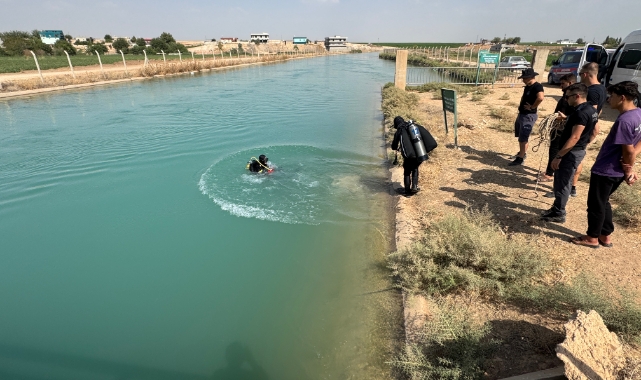 Şanlıurfa&#039;da sulama kanalında akıntıya kapılan kişiyi arama çalışması sürüyor