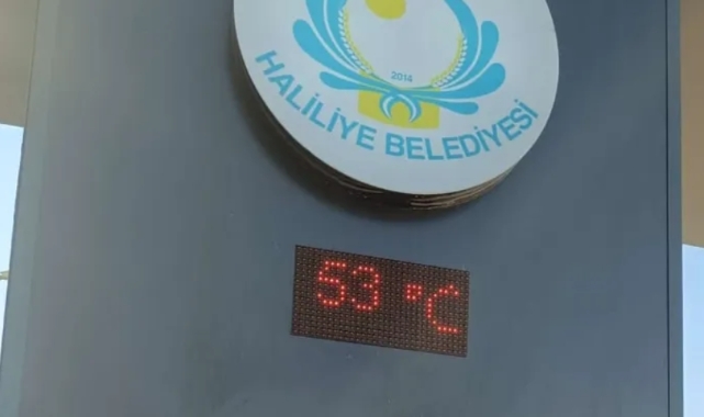 Şanlıurfa&#039;da termometreler 53 dereceyi gösterdi