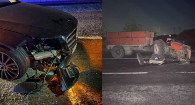 Şanlıurfa'da traktör ile otomobil çarpıştı: 4 kişi yaralandı!