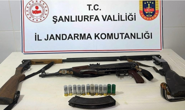 Şanlıurfa&#039;nın 2 ilçesine ruhsatsız silah operasyonu! 3 gözaltı