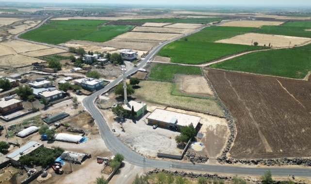 Viranşehir kırsalında 6 km&#039;lik sathi asfalt çalışması tamamlandı