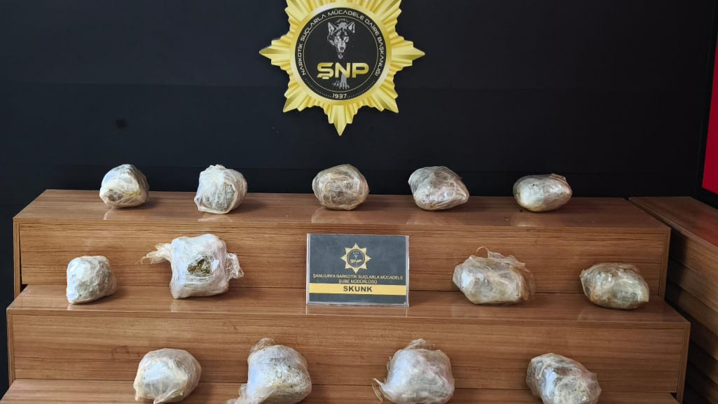 Şanlıurfa&#039;da 7 kilo sentetik uyuşturucu ele geçirildi