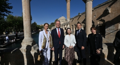 Japonya Prensesi Akiko Mikasa, Balıklıgöl'ü ziyaret etti