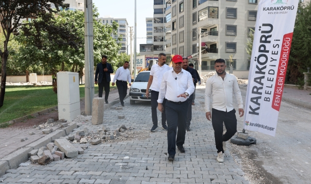 Karaköprü’de altyapı çalışmalarında sona gelindi