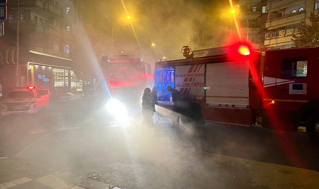 Şanlıurfa&#039;da gece yarısı iş yerinde yangın