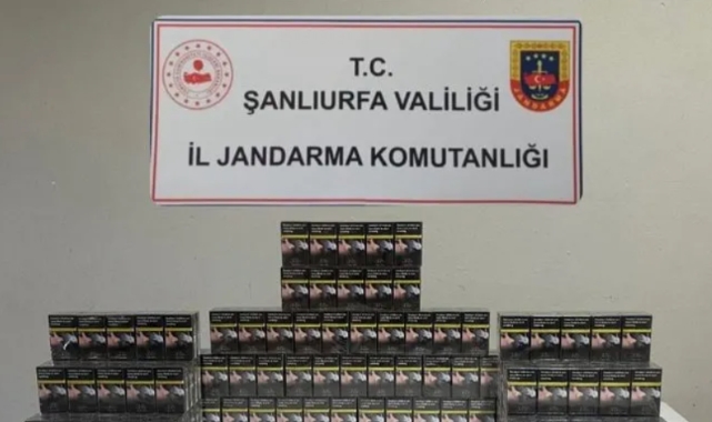 Şanlıurfa&#039;da gümrük kaçağı 2 bin 347 sigara ele geçirildi