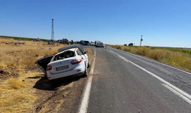 Şanlıurfa&#039;da iki otomobilin çarpıştığı kazada 4 kişi yaralandı