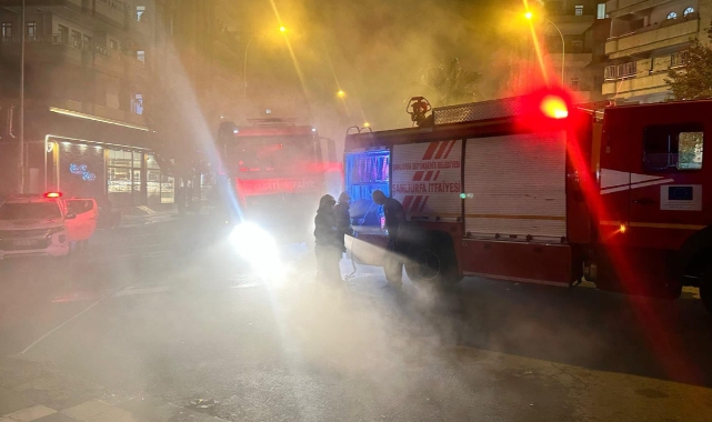 Şanlıurfa&#039;da iş yerinde çıkan yangın söndürüldü