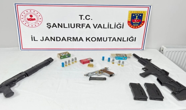 Şanlıurfa&#039;da kaçak silah operasyonu