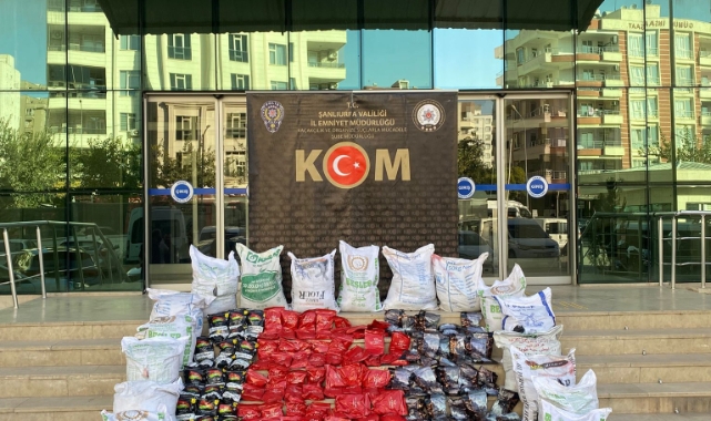 Şanlıurfa&#039;da kaçakçılık operasyonunda 14 şüpheli yakalandı