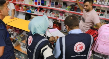 Şanlıurfa'da kırtasiye ve okul ürünleri denetlendi