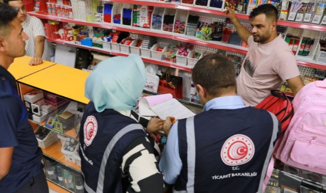 Şanlıurfa'da kırtasiye ve okul ürünleri denetlendi