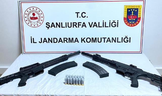 Şanlıurfa&#039;da ruhsatsız silah operasyonu