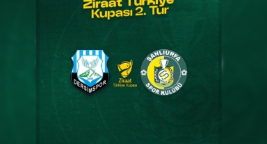 Şanlıurfaspor'un kupadaki rakibi Dersimspor oldu
