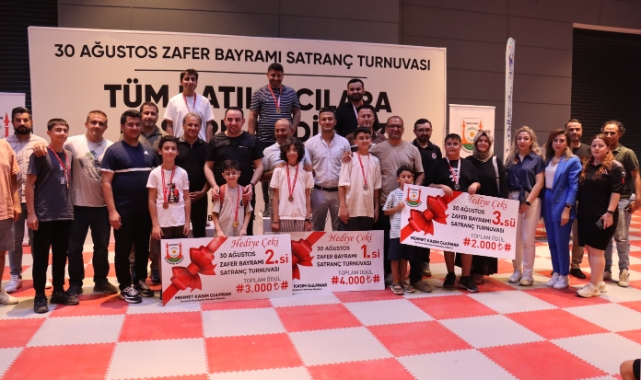 Zafer Bayramı Satranç Turnuvası sona erdi