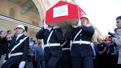 Şehit polis memuru Şanlıurfa'da son yolculuğuna uğurlandı