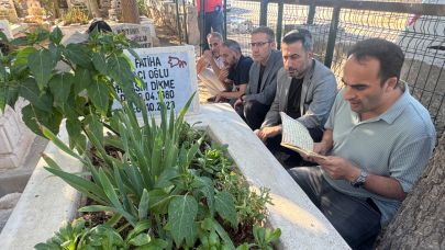 AA muhabiri Yasin Dikme mezarı başında anıldı