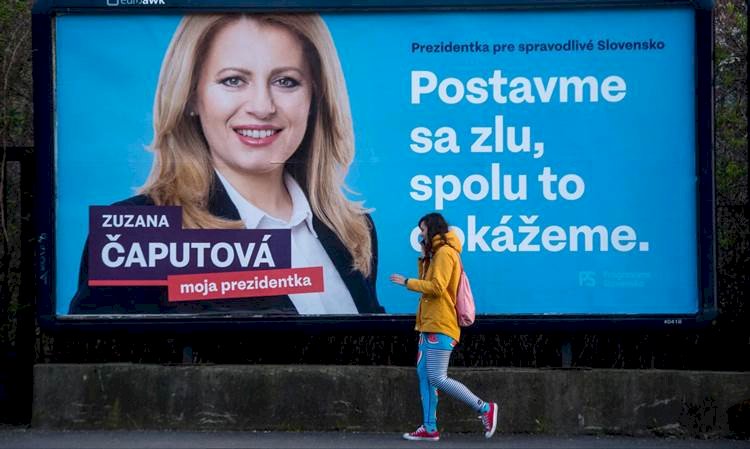 Slovakya tarihinde ik kez bir kadın cumhurbaşkanı seçilmeye çok yakın
