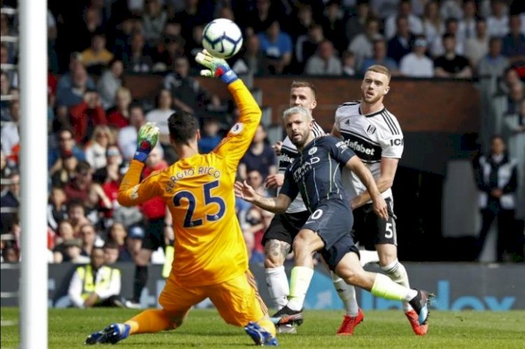 Manchester City Silva ve Aguero golleri ile Fulham'ı 2-0 mağlup etti