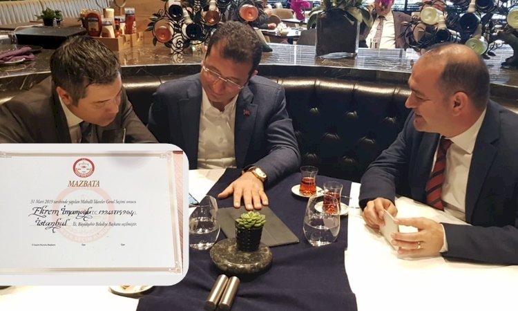 Tartışmalı İstanbul Seçimi Sonucunda Ekrem İmamoğlu Mazbatayı Aldı