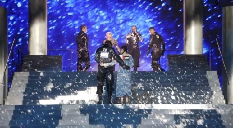 Eurovision Yarışmasında Filistin Bayrağı Şoku